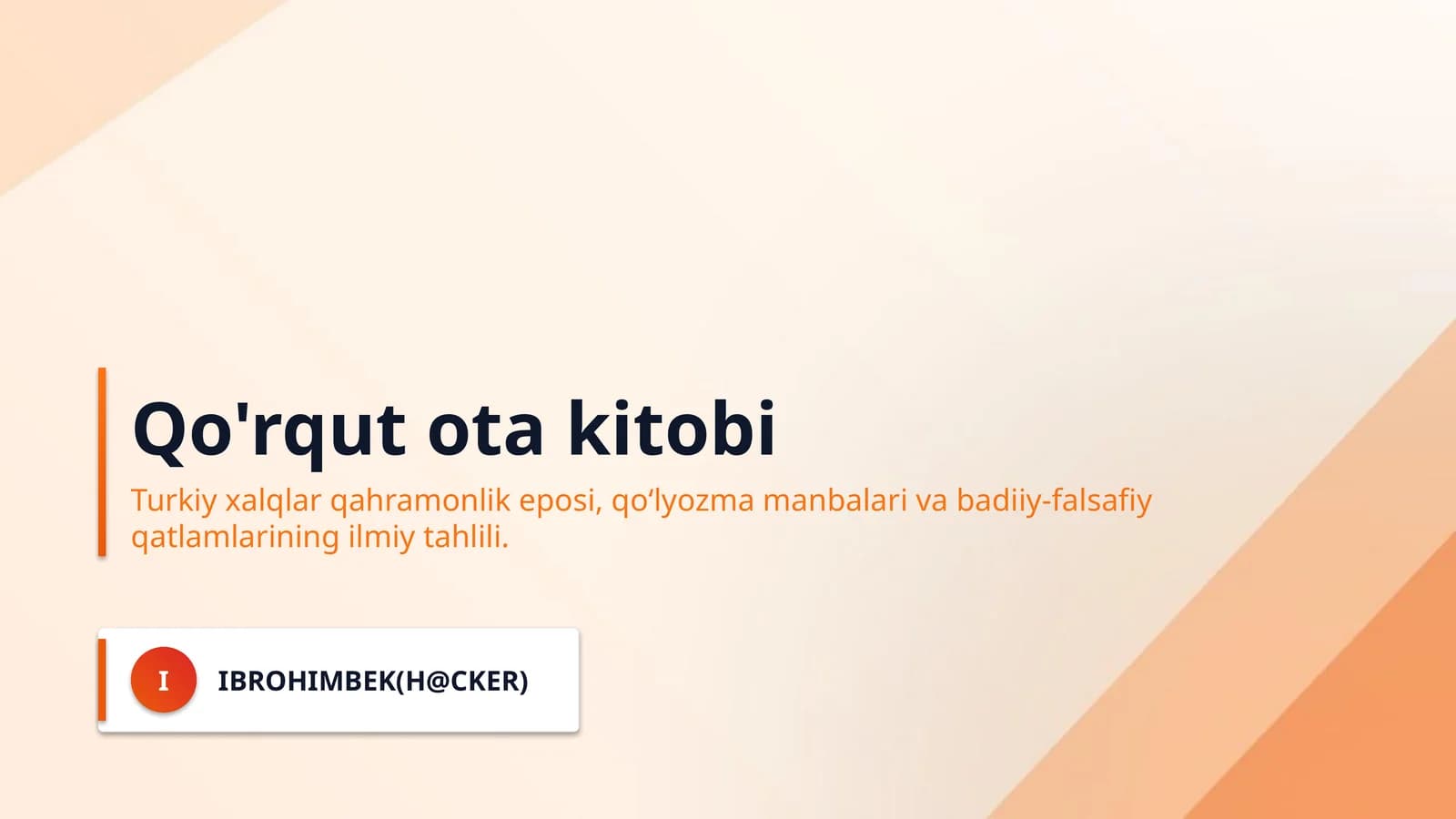 Qo'rqut ota kitobi