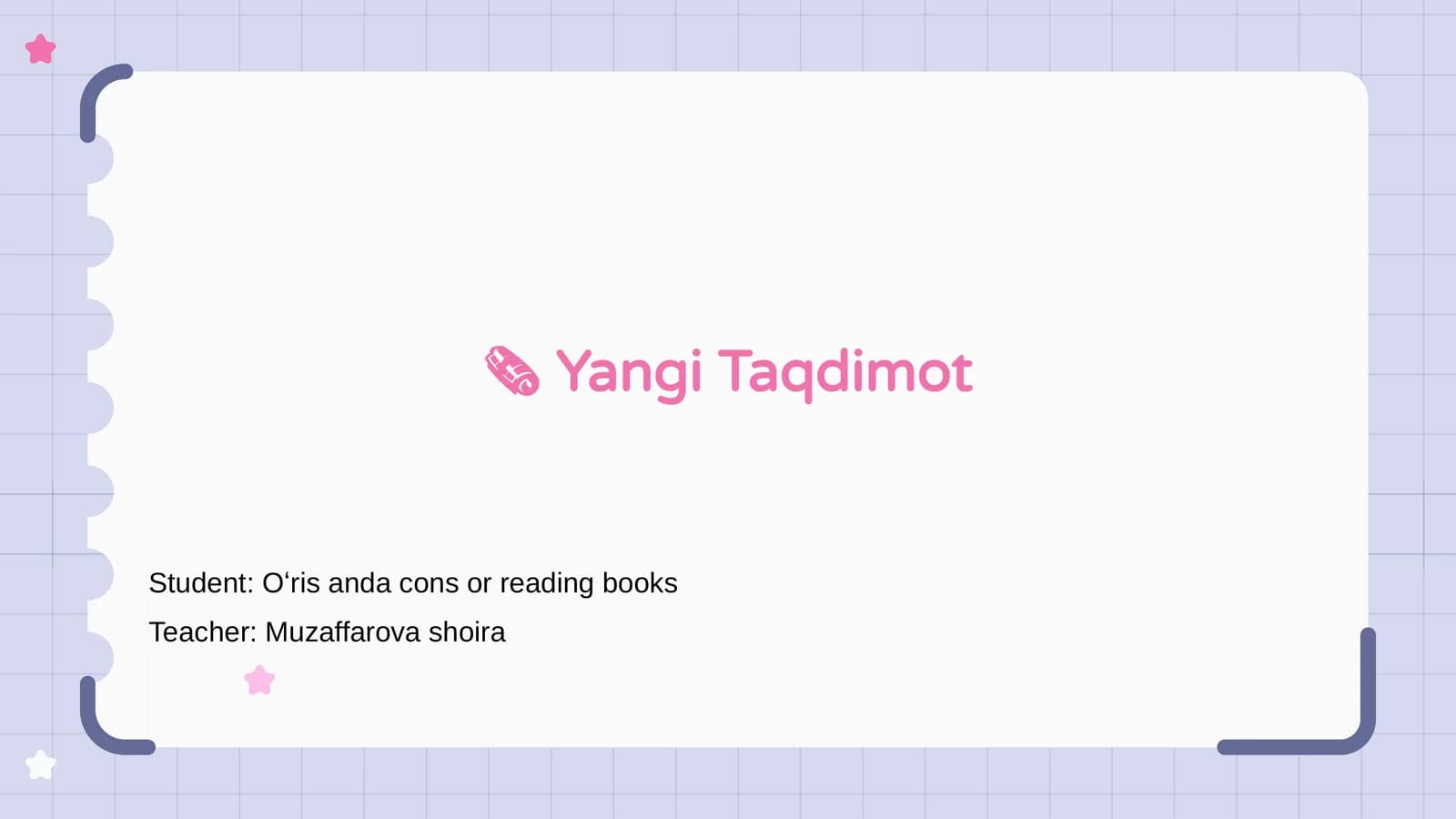 Yangi Taqdimot