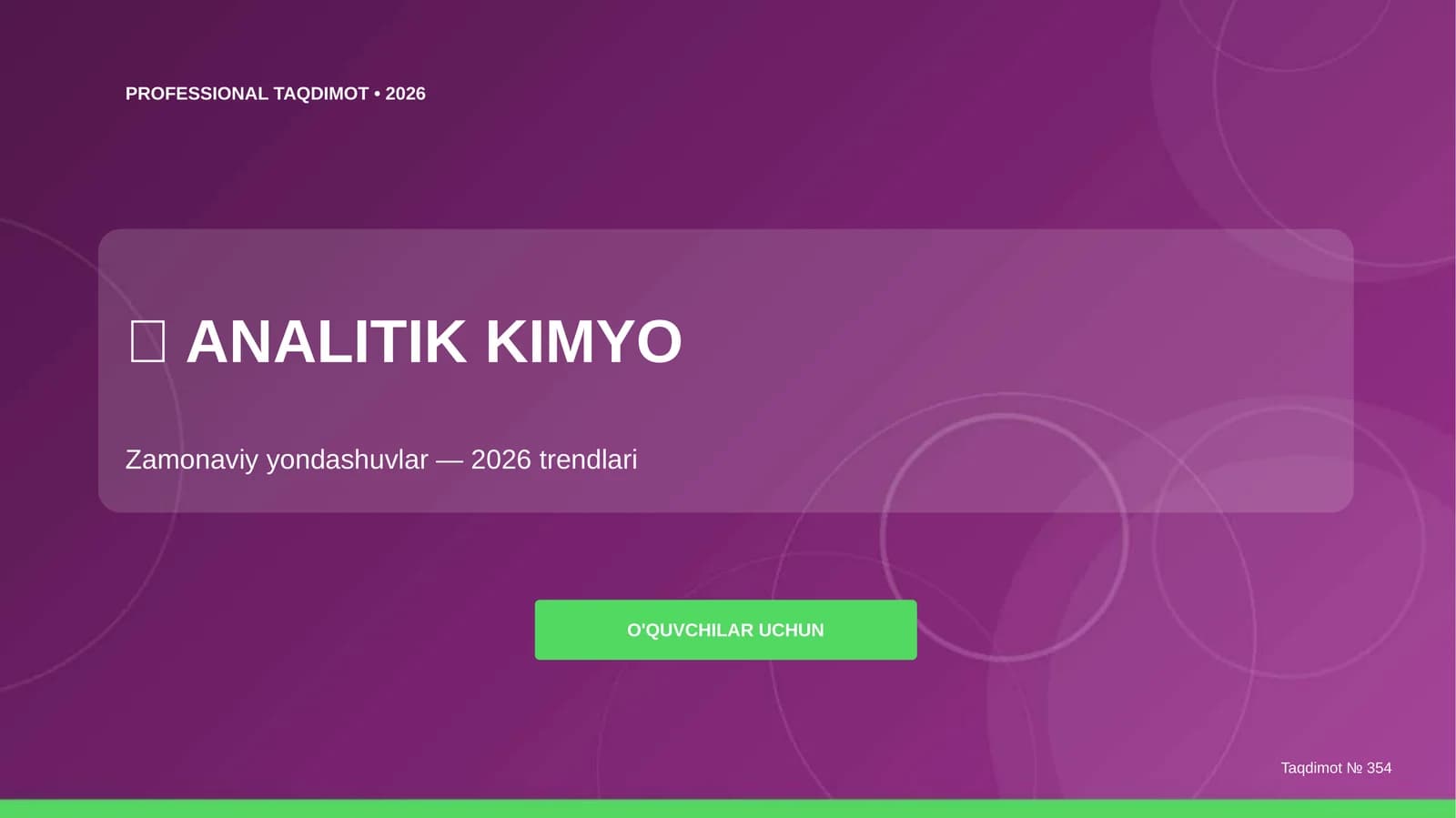 ANALITIK KIMYO