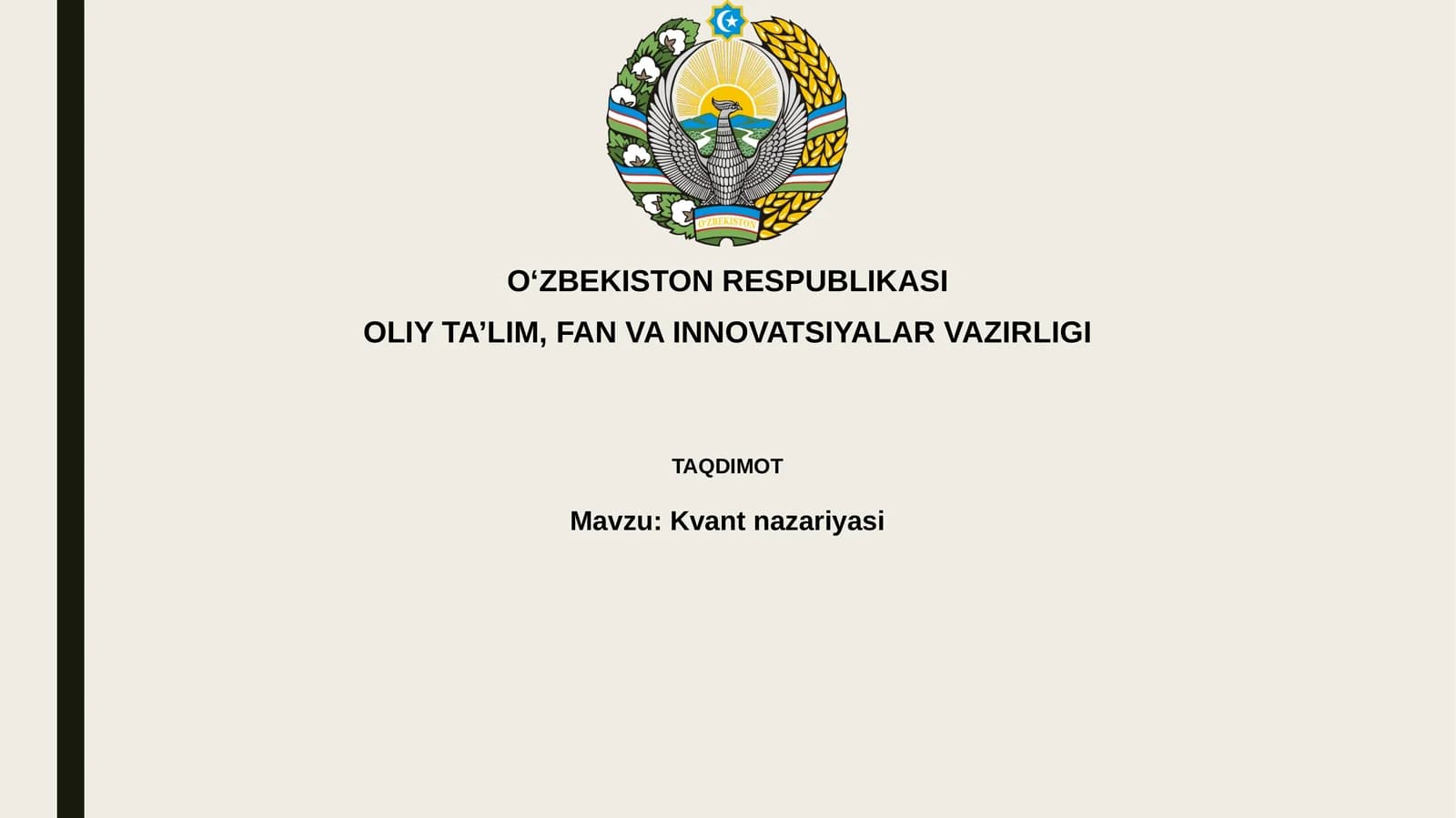 Kvant nazariyasi