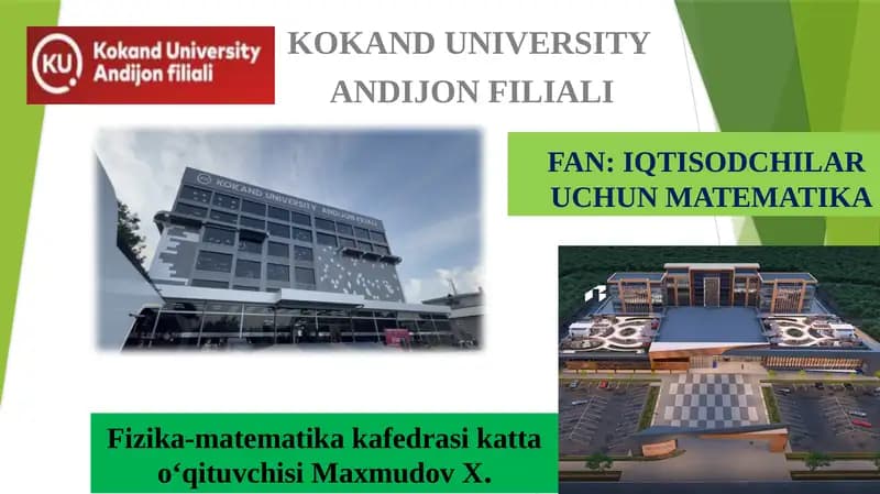 Determinant nazariyasi