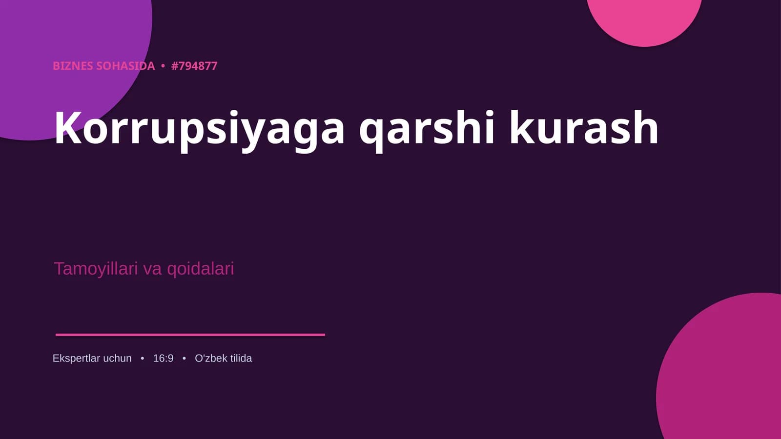 Korrupsiyaga qarshi kurash