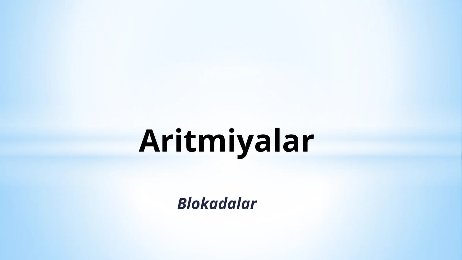 Blokadalar