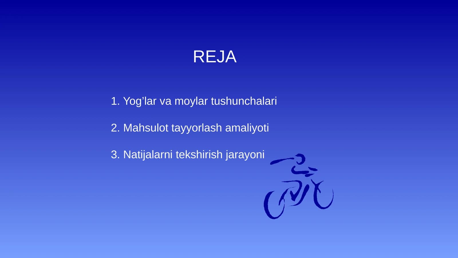 Yog‘lar va moylar tushunchalari