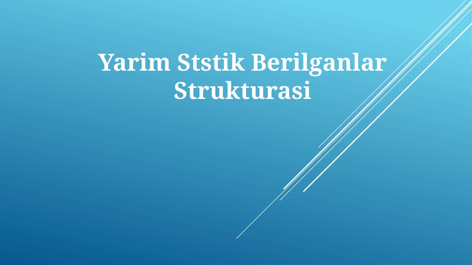 Ma'lumotlar tuzilmalari