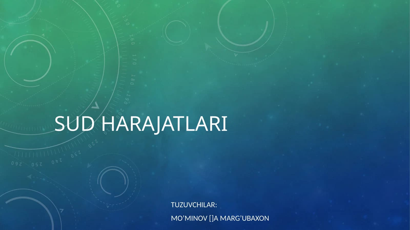 Sud harajatlari
