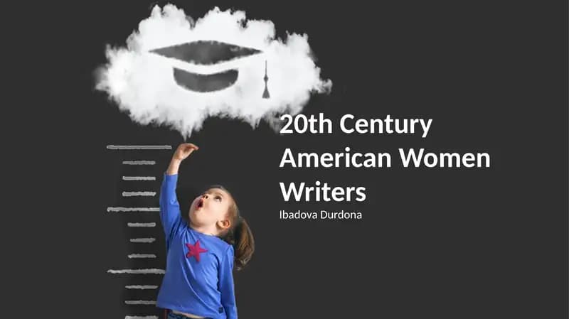 20th Century American Women Writers