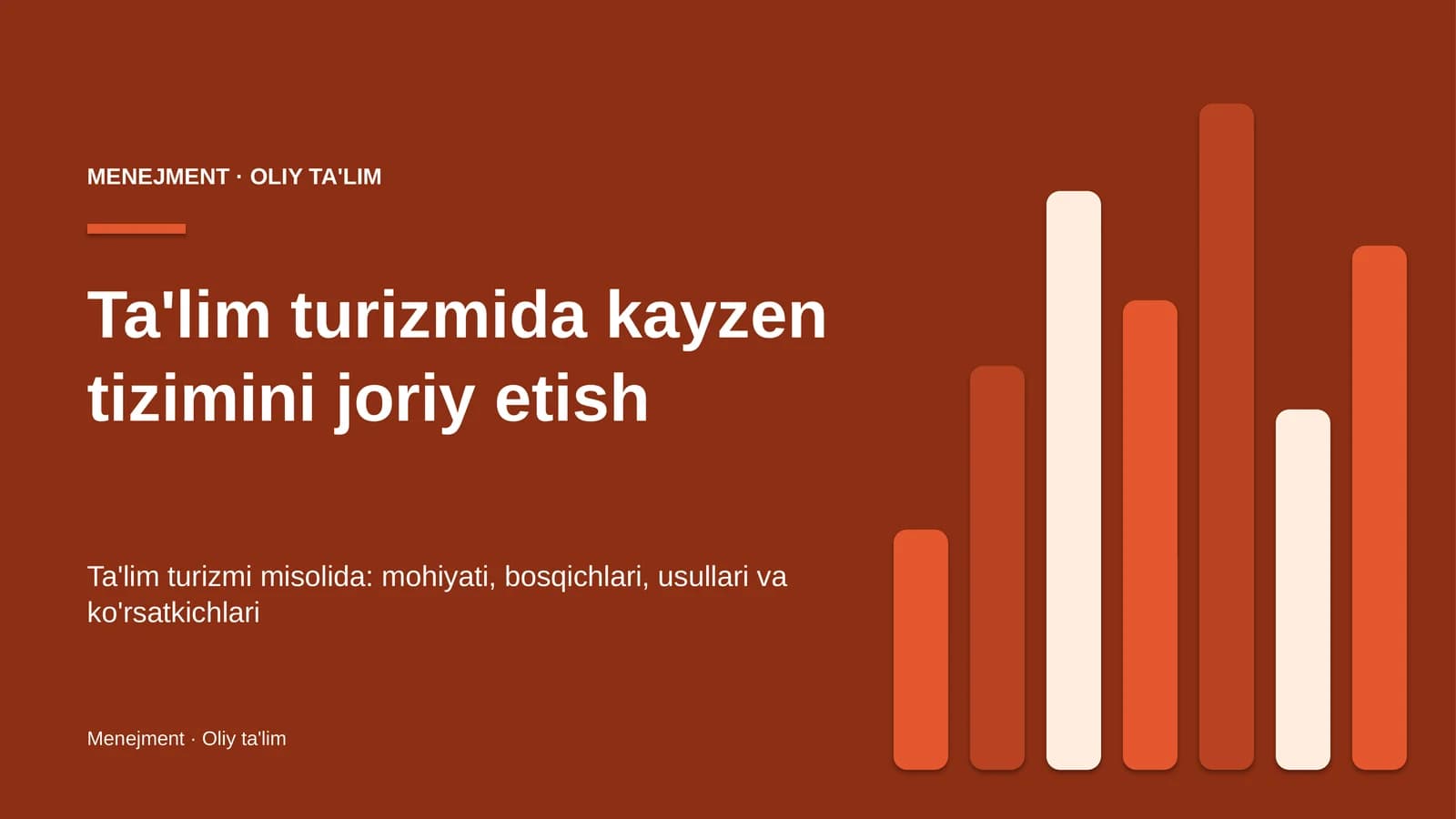ta'lim turizmida kayzen tizimini joriy etish 5140