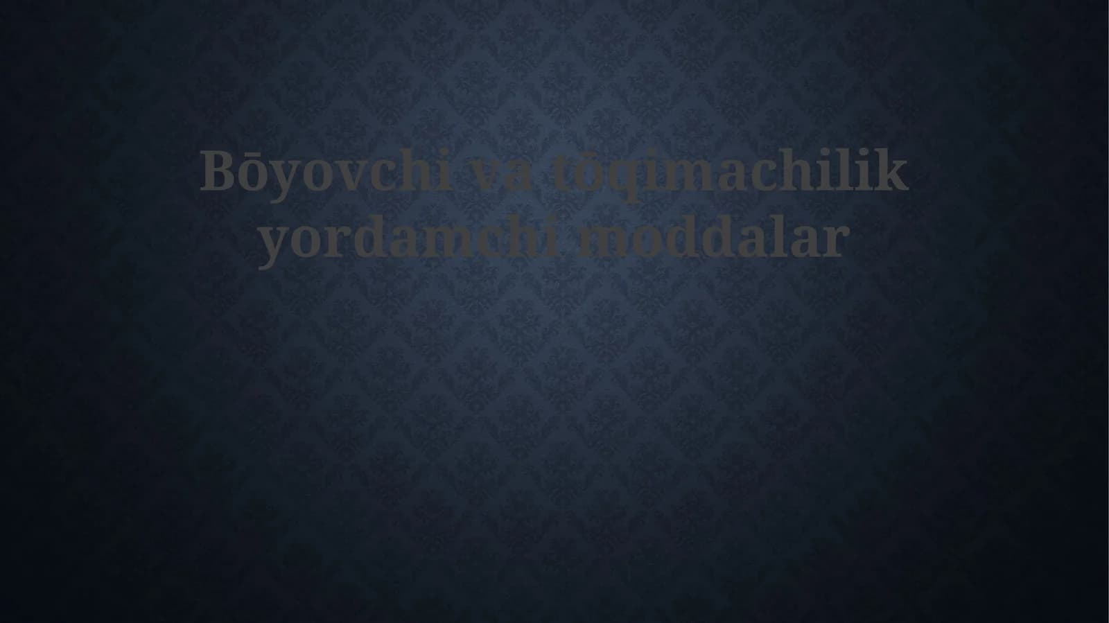 Bōyovchivatōqimachilikyordamchimoddalar