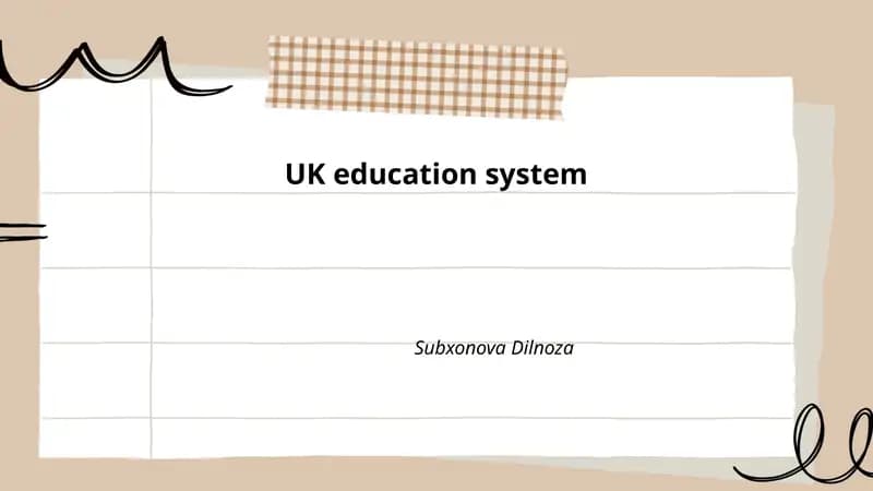 UK education system