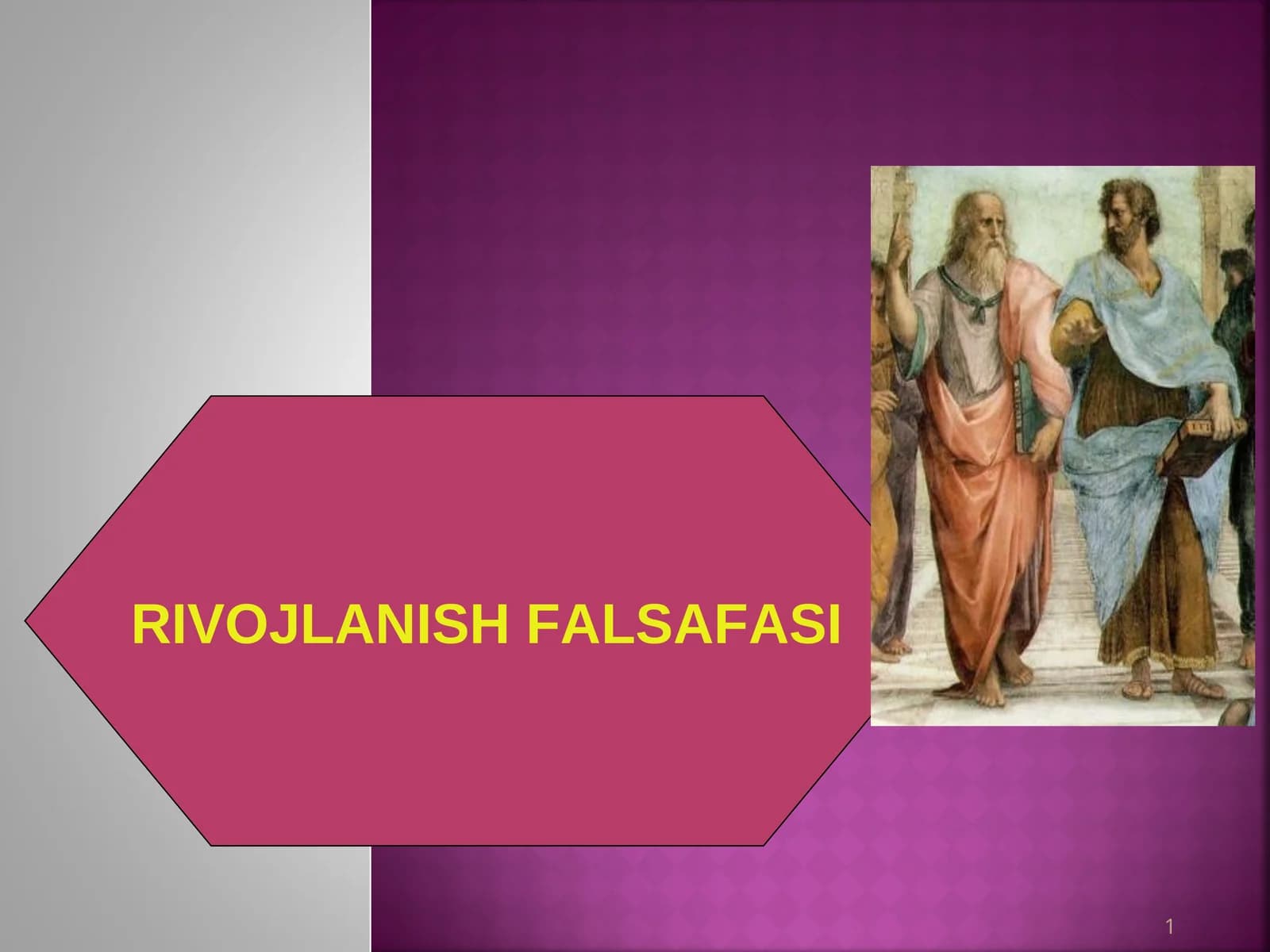 RIVOJLANISH FALSAFASI