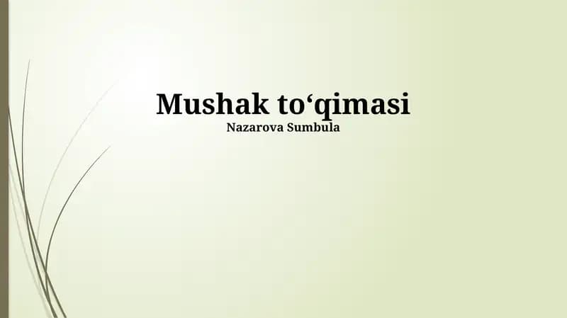 Mushak toʻqimasi