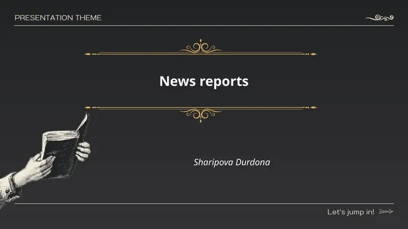 Breaking news reports