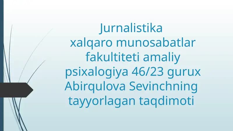 Psixologik muammo