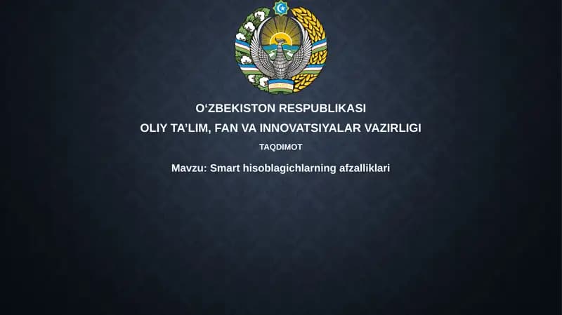 Aqlli hisoblagichlar