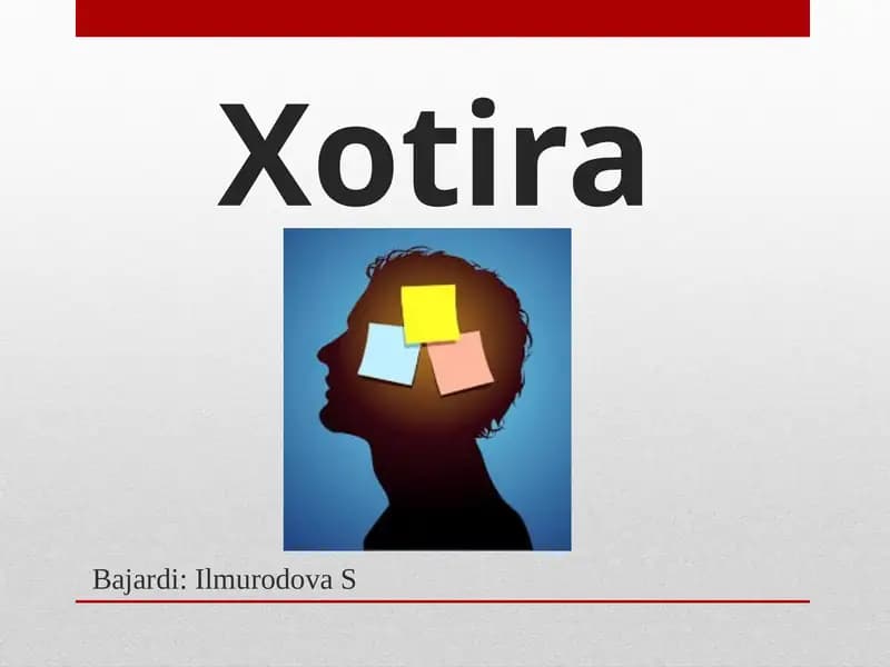 Xotira