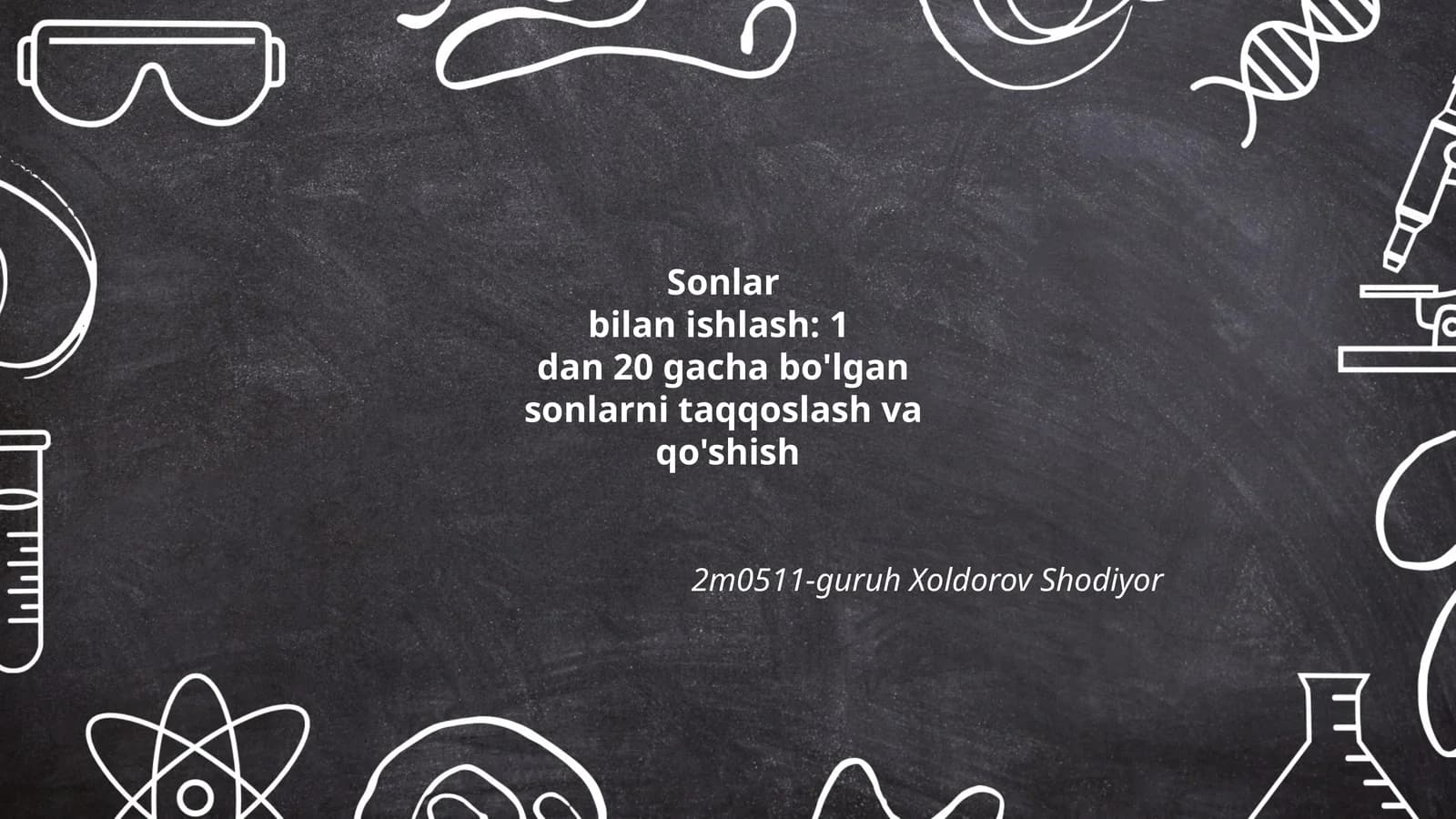 Sonlarbilan ishlash
