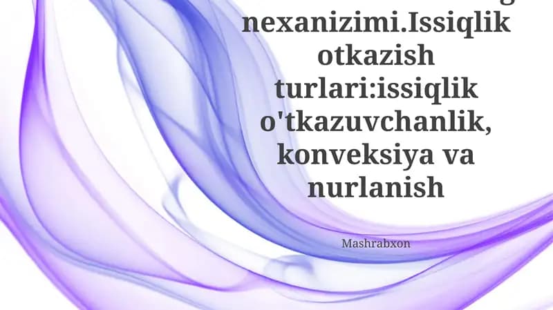 Kristallar va Issiqlik O'tkazuvchanligi