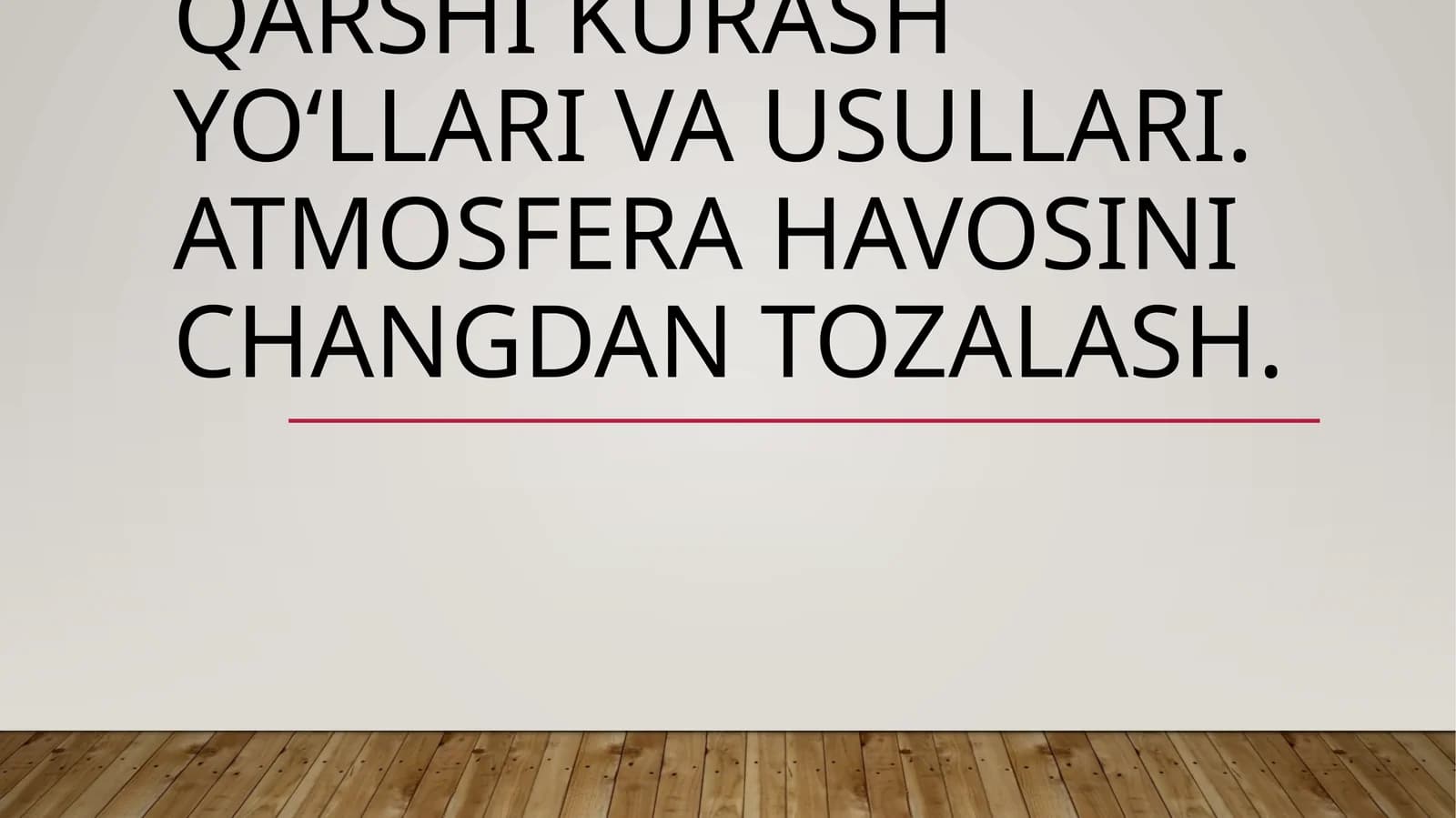 Ozon tuynugi muammosi