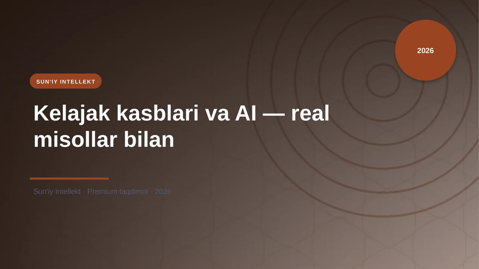 Kelajak kasblari va AI — real misollar bilan
