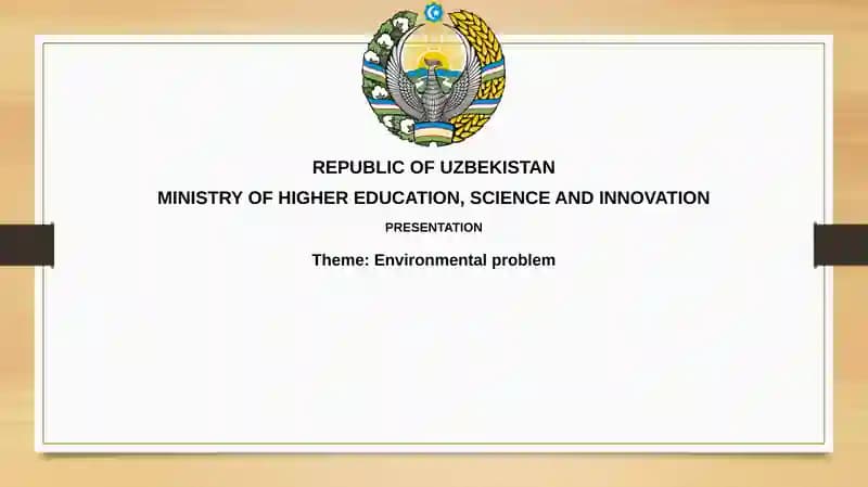 Environmental Problem Presentation