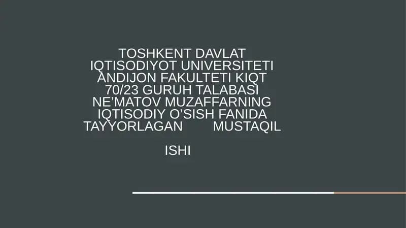 Ispaniya va uning iqtisodiy rivojlanishi