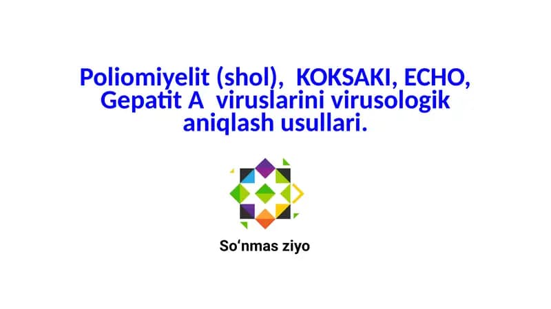 Poliomiyelit(yun. polios — kulrang va myelos — orqa miya)