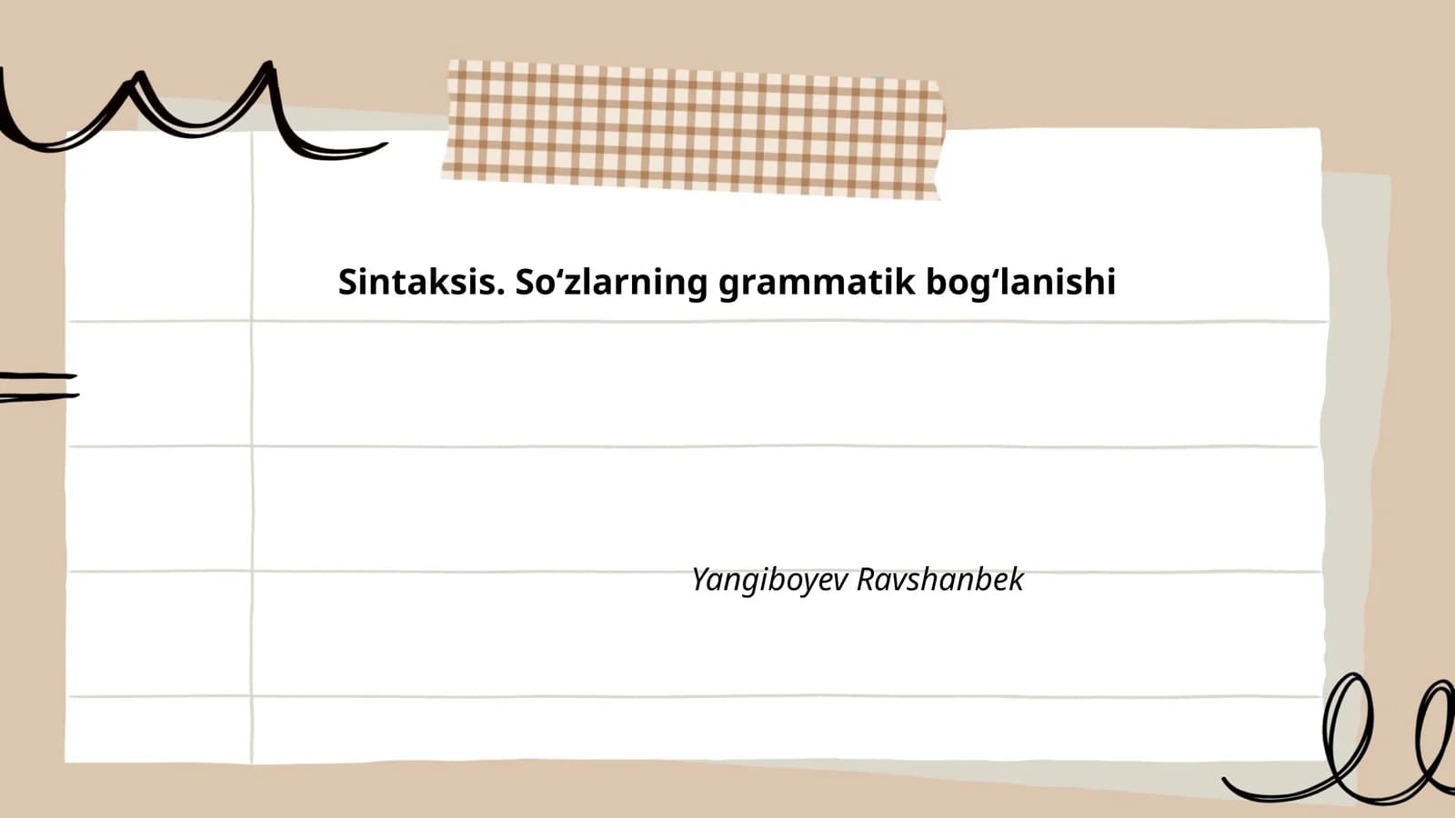 Egning sintaksisi