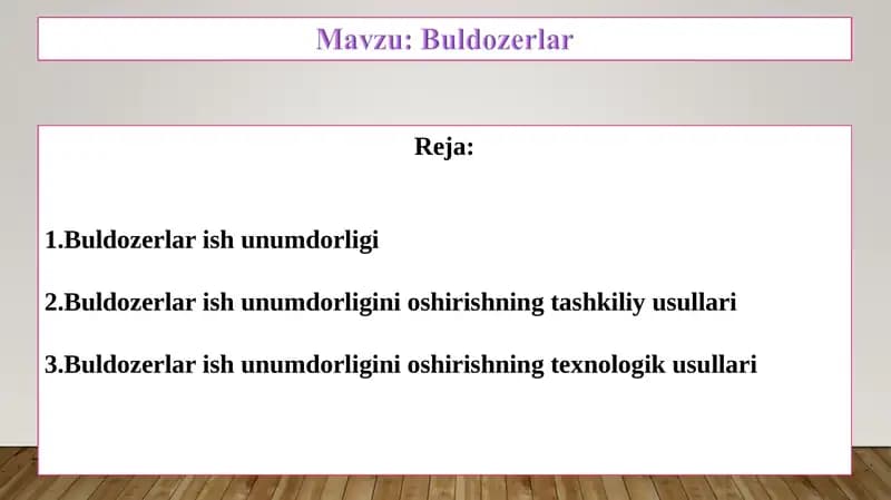 Buldozerlar