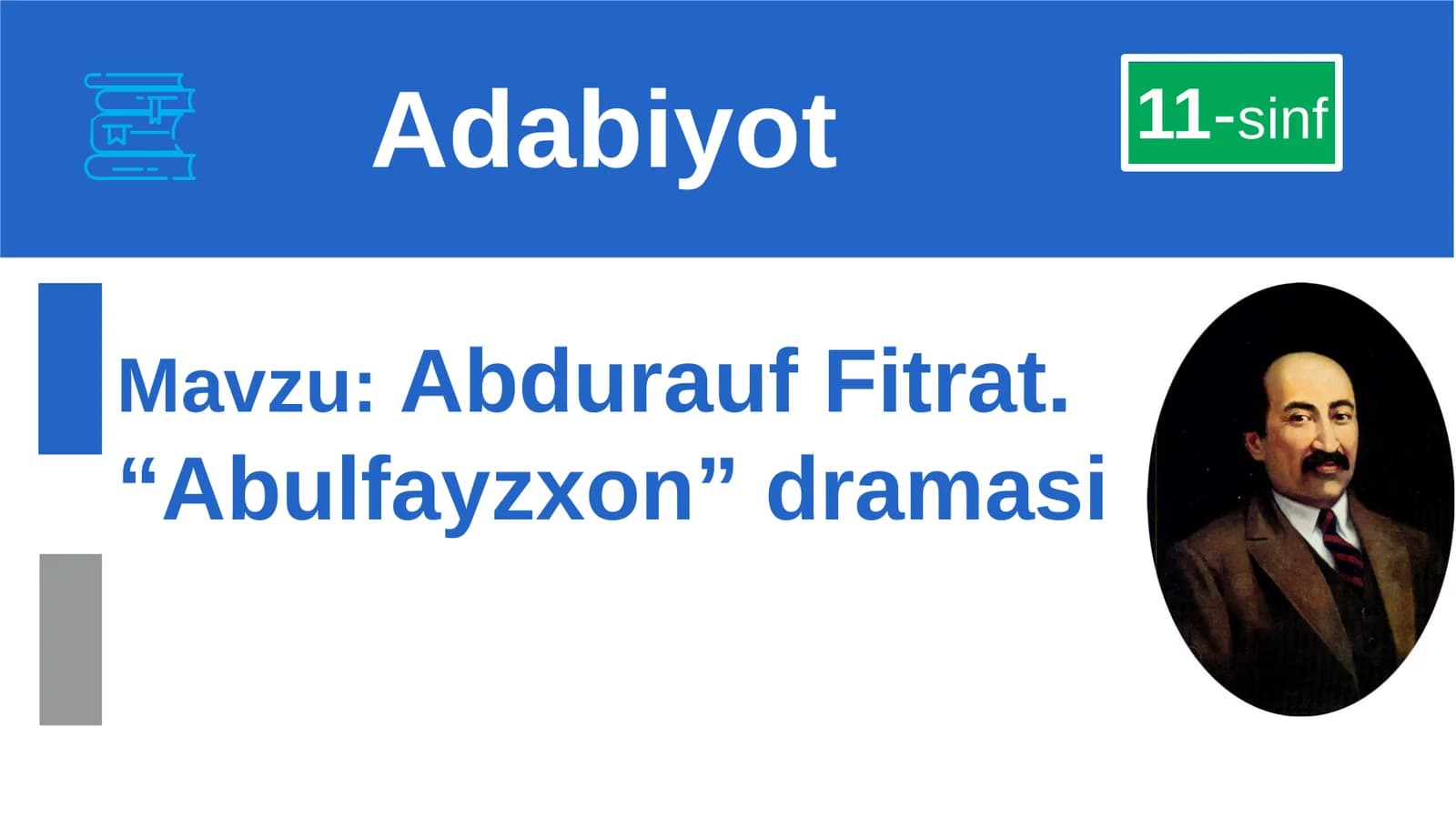 Abdurauf Fitrat. “Abulfayzxon” draması