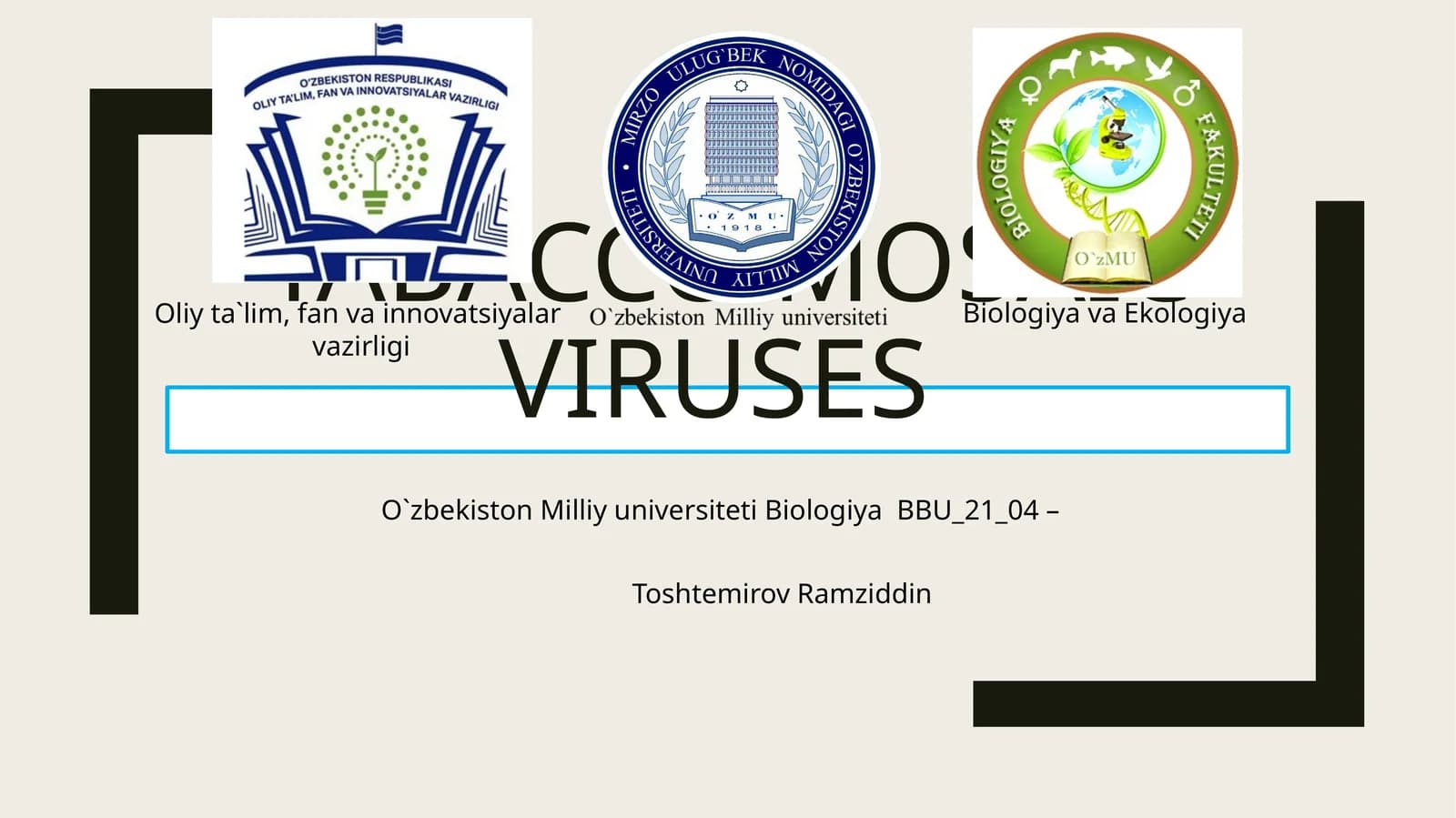 Tamaki mozaika virusi