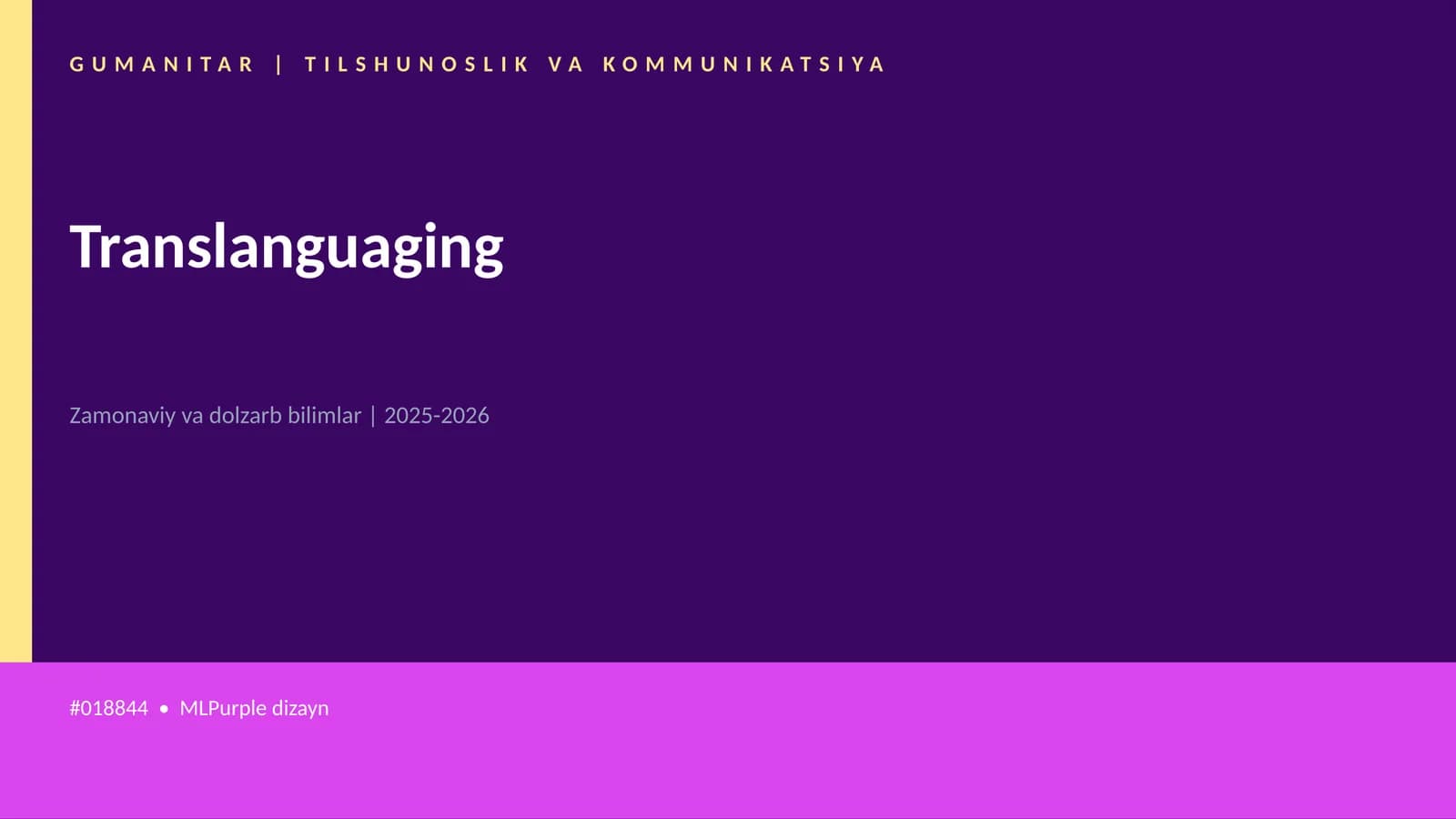 Translanguaging