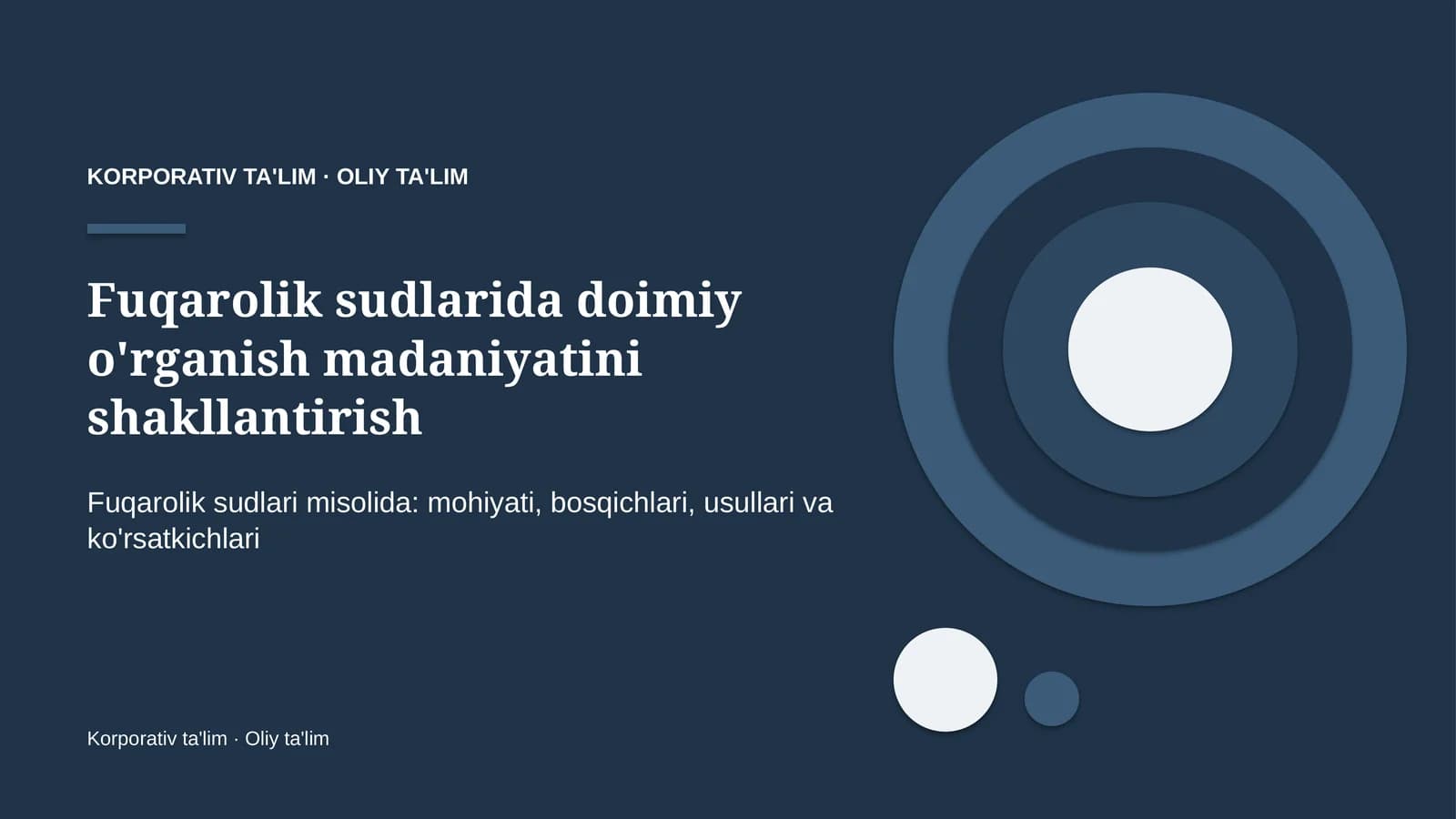 fuqarolik sudlarida doimiy o'rganish madaniyatini shakllantirish 7157
