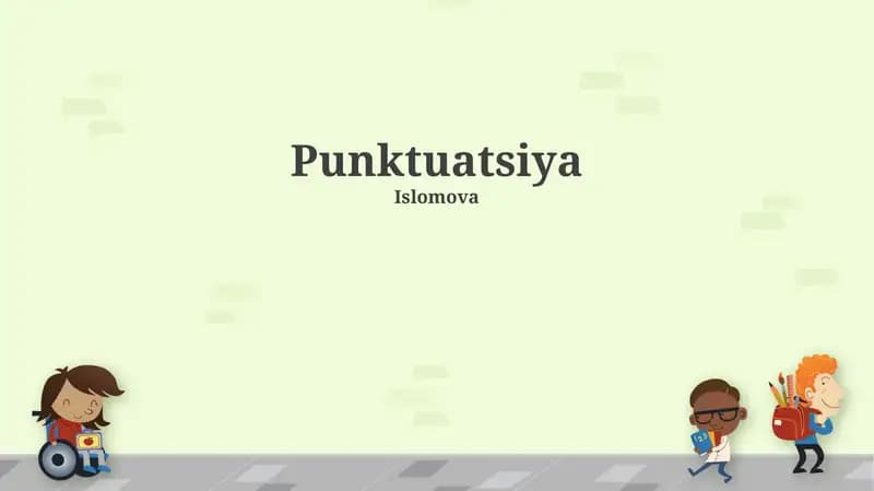Punktuatsiya