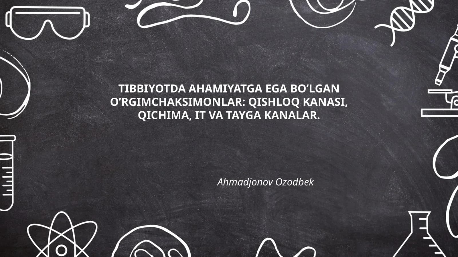 Qishloq kanasining biologiyasi