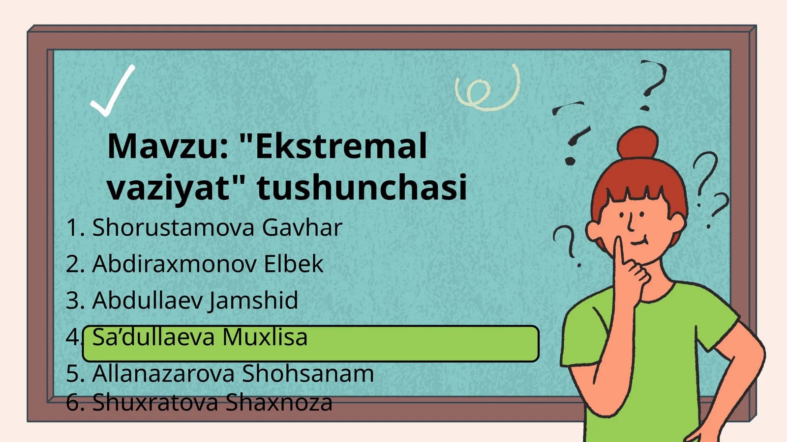 "Ekstremal vaziyat" tushunchasi