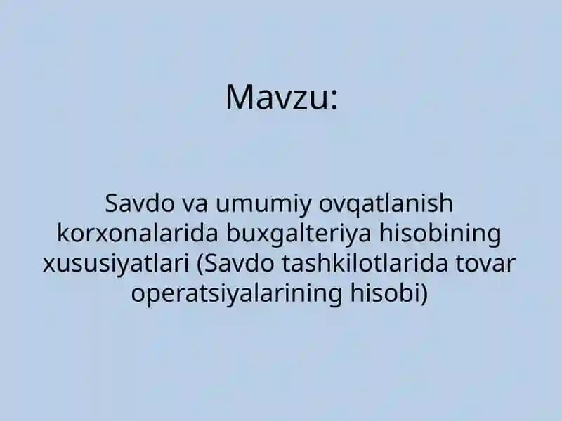 Buxgalteriya hisobiyo