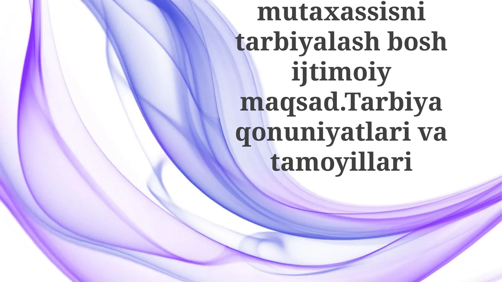 Malakali mutaxassislarning iqtisodiy ta'siri