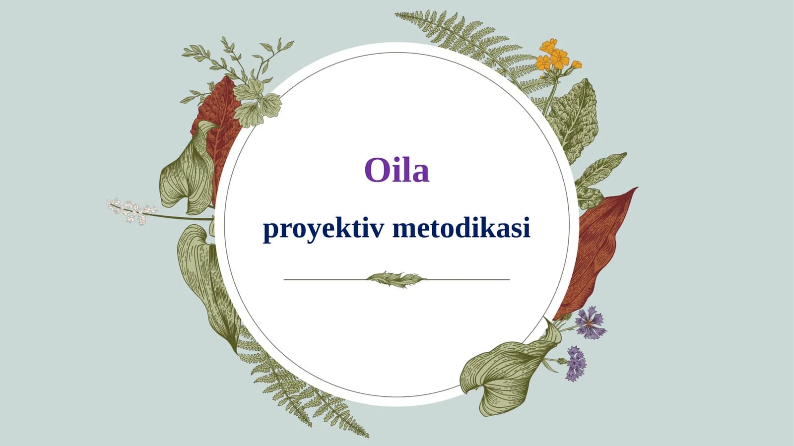 proyektiv metodikasi