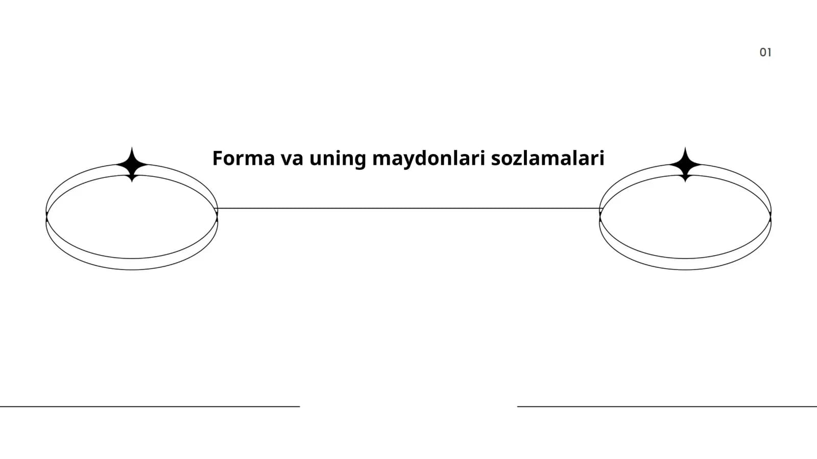 Forma va uning maydonlari sozlamalari