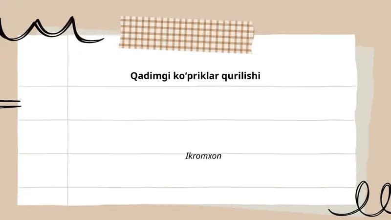 Qadimgi Rim ko‘priklari