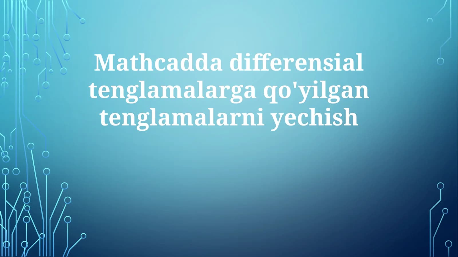 Ramziy Yechimlar