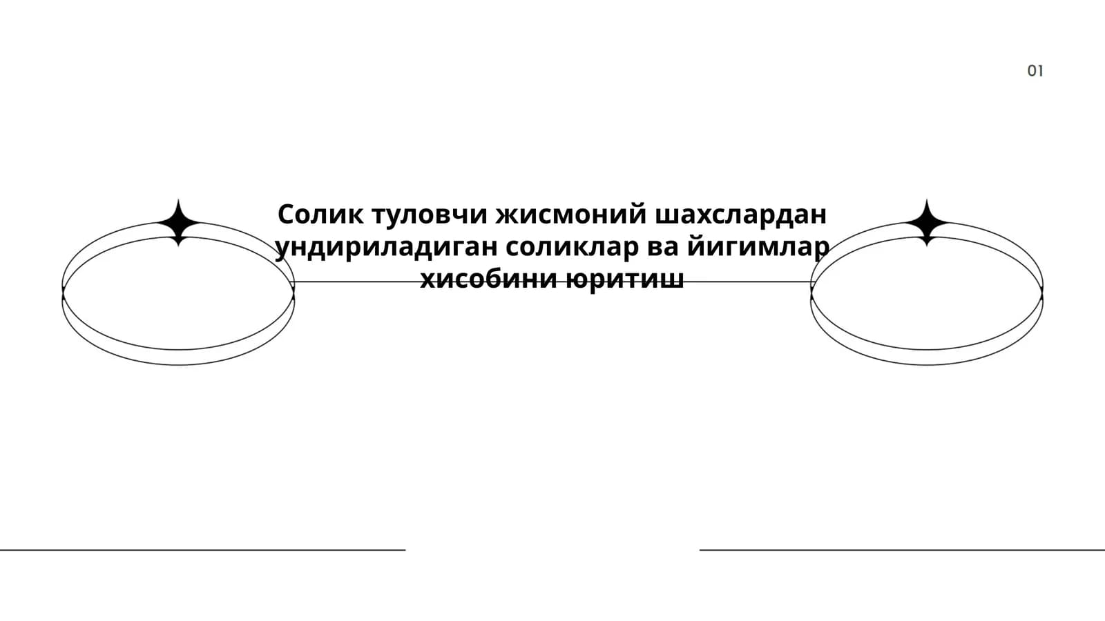 Солиқ тўловчининг мақомини аниқлаш