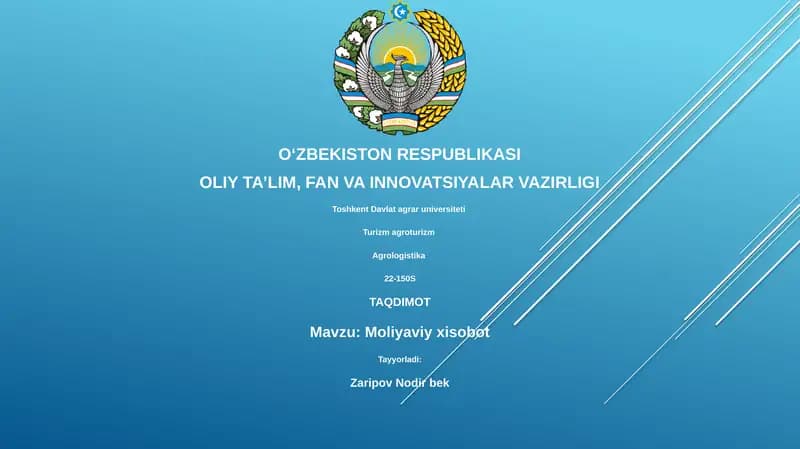 Moliyaviy xisobot