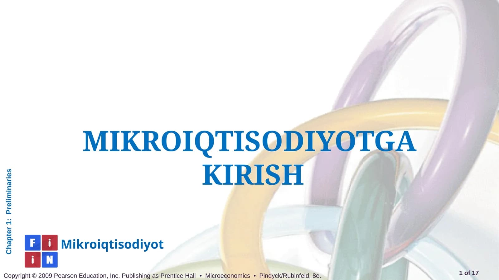 MIKROIQTISODIYOTGA KIRISH