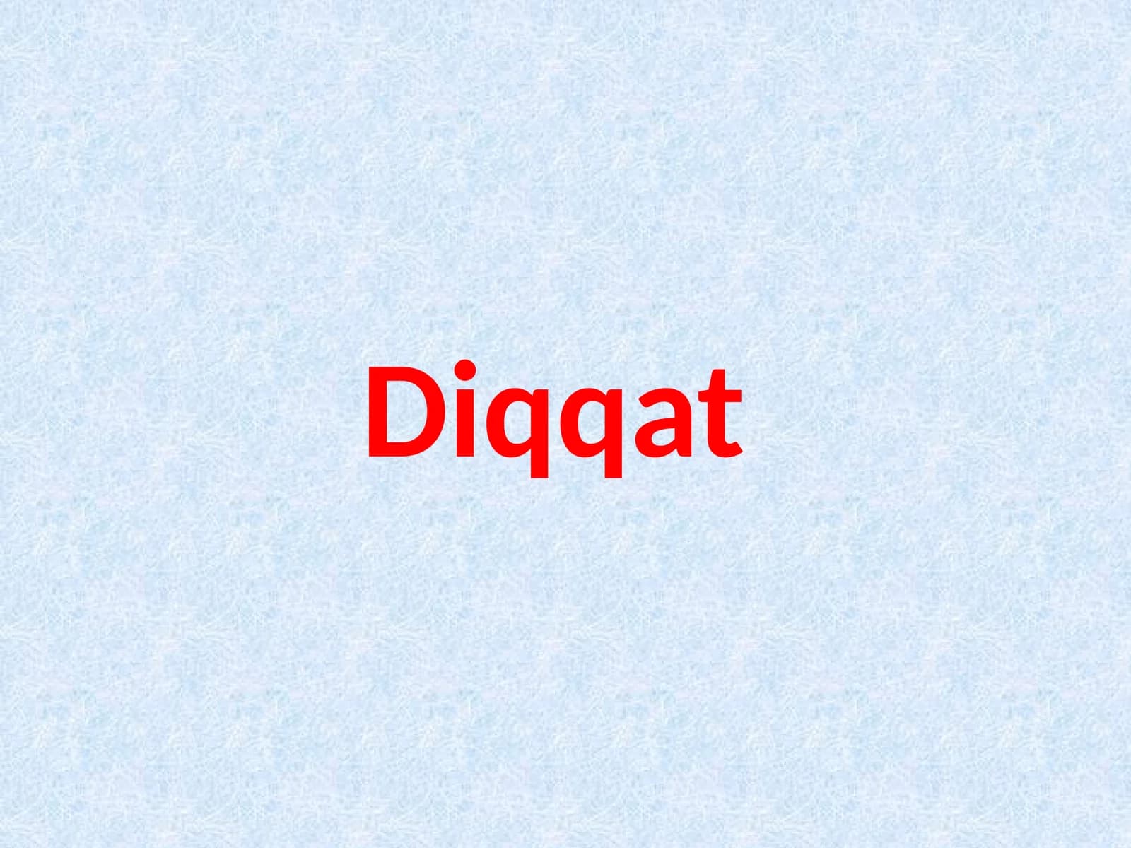 Diqqatning psixologik tabiati