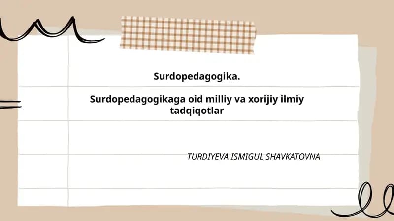 Surdopedagogika