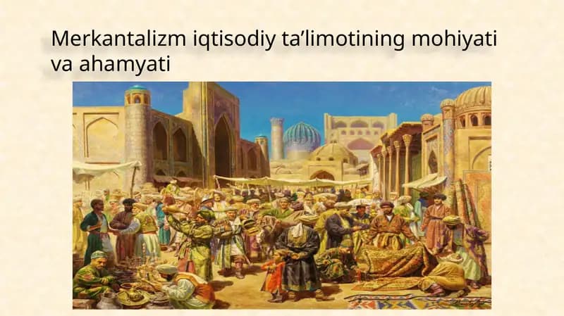 Merkantalizm