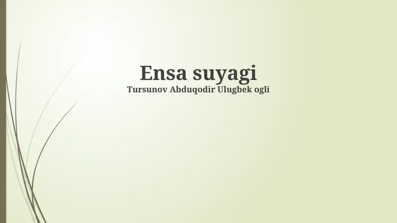 Ensa suyagi