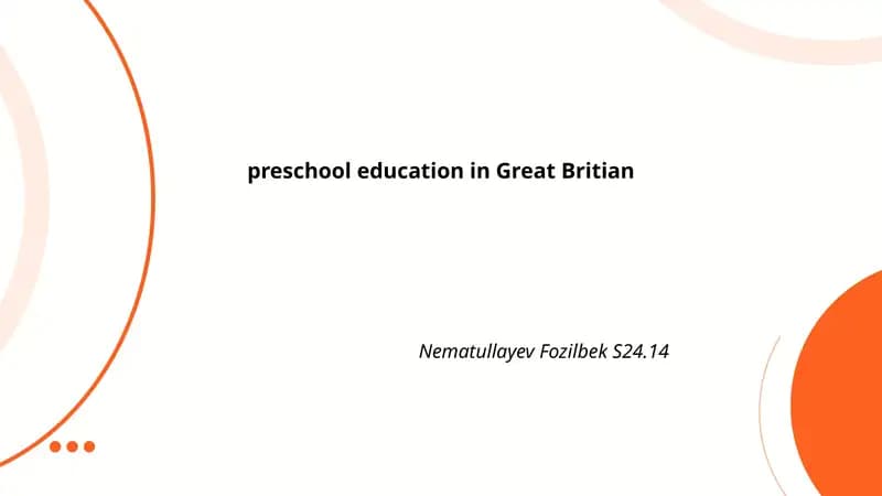 Early Years Foundation Stage (EYFS) Framework